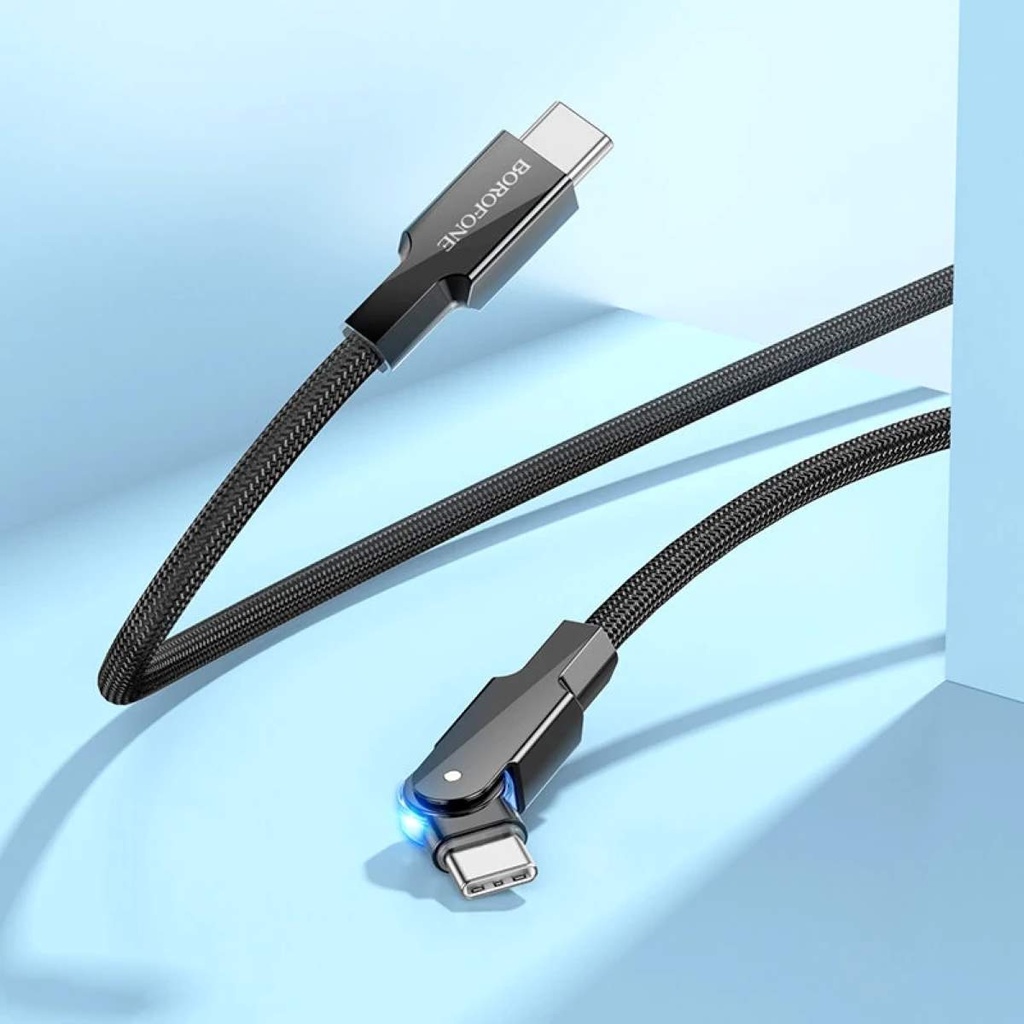 BOROFONE BU41 Kelly USB-C to iPhone rotating charing data cable 27W(1.2m/3.9ft)