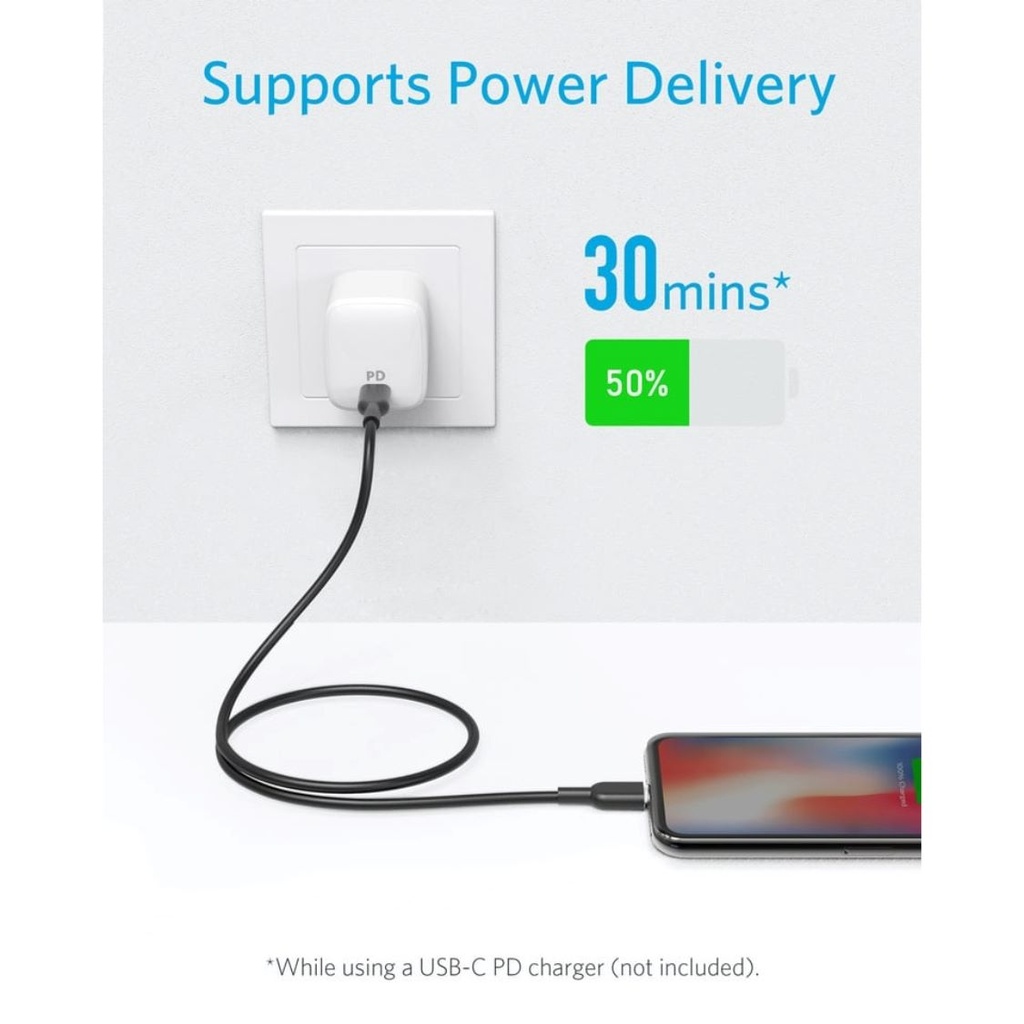 Anker PowerLine II USB-C to Lightning 0.9m