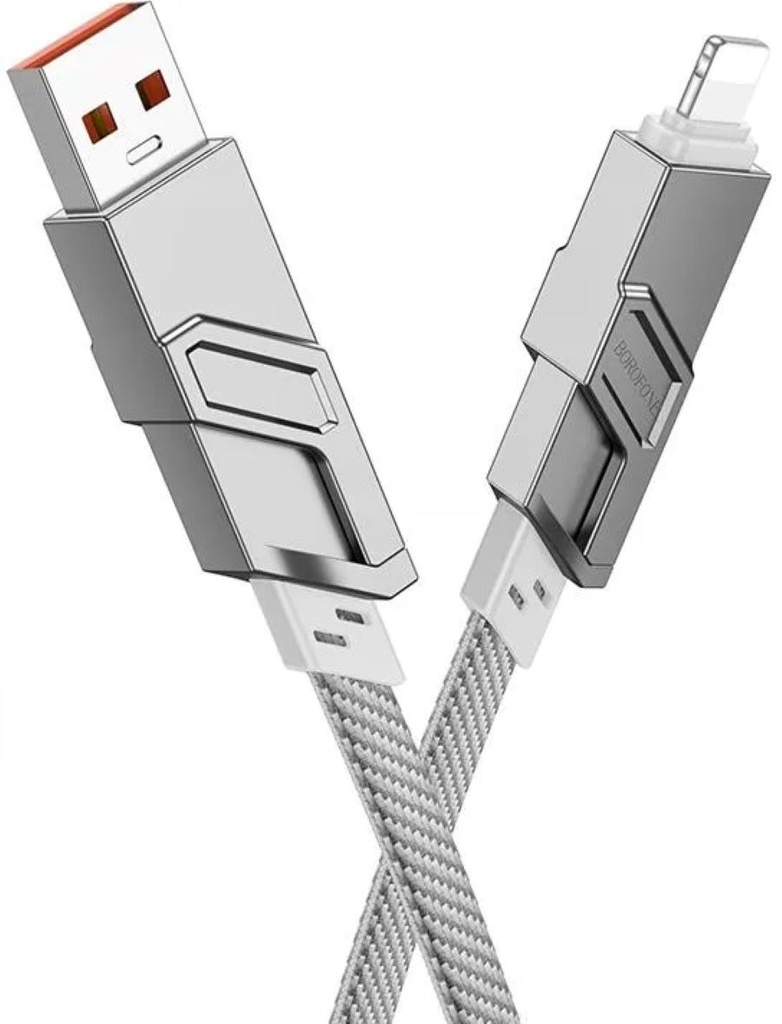 BOROFONE BU43 Triumph 4-in-1 charging data cable(USB/Type-C to iPhone/Type-C)