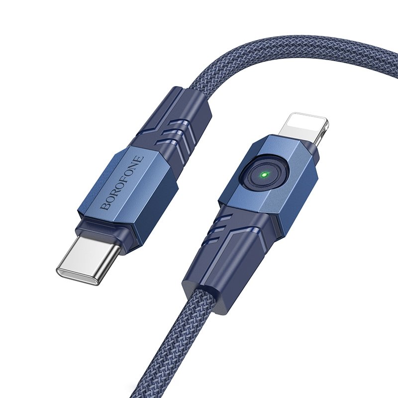 BOROFONE BU47 USB-C to Lightning Data Cable 27W, Length: 1.2m/3.9ft