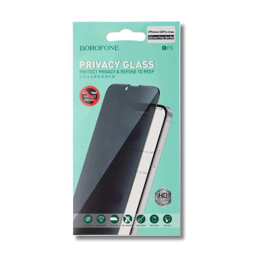 BOROFONE BF5 Security series privacy tempered film(Black)