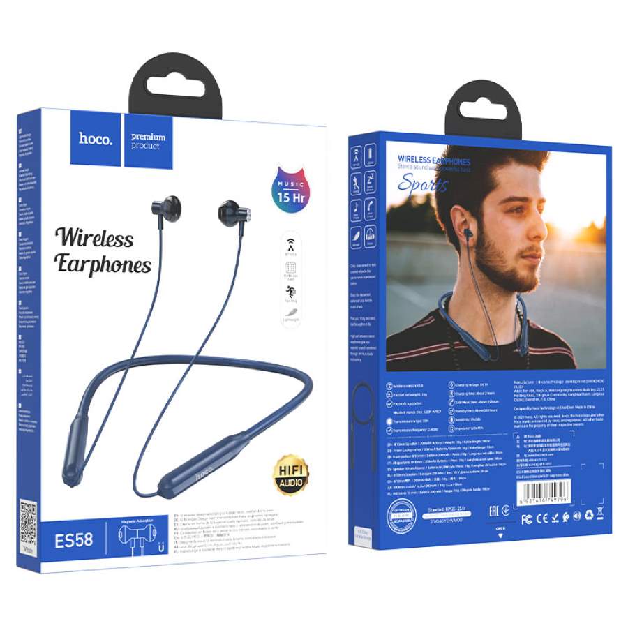 HOCO ES58 Sound tide sport BT earphones music play time 25h