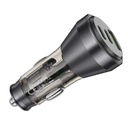 HOCO NZ12D Car charger 2Type-C + 1USB fast charging quick charger 100% authentic PD60W+QC3.0