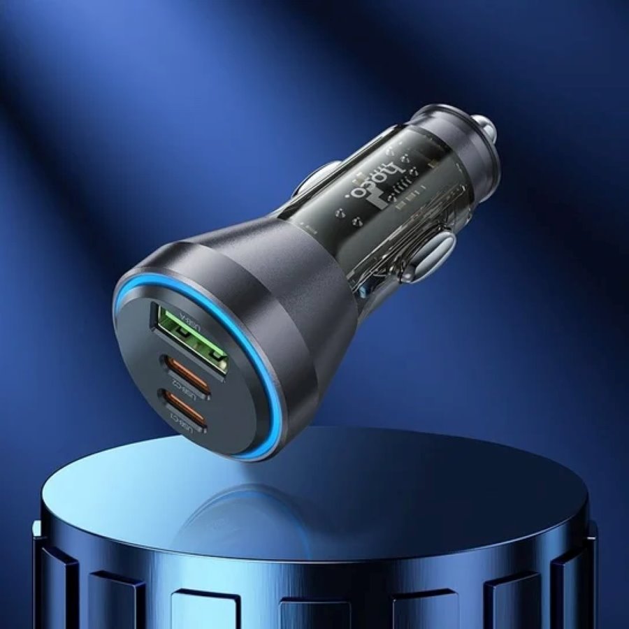 HOCO NZ12D Car charger 2Type-C + 1USB fast charging quick charger 100% authentic PD60W+QC3.0