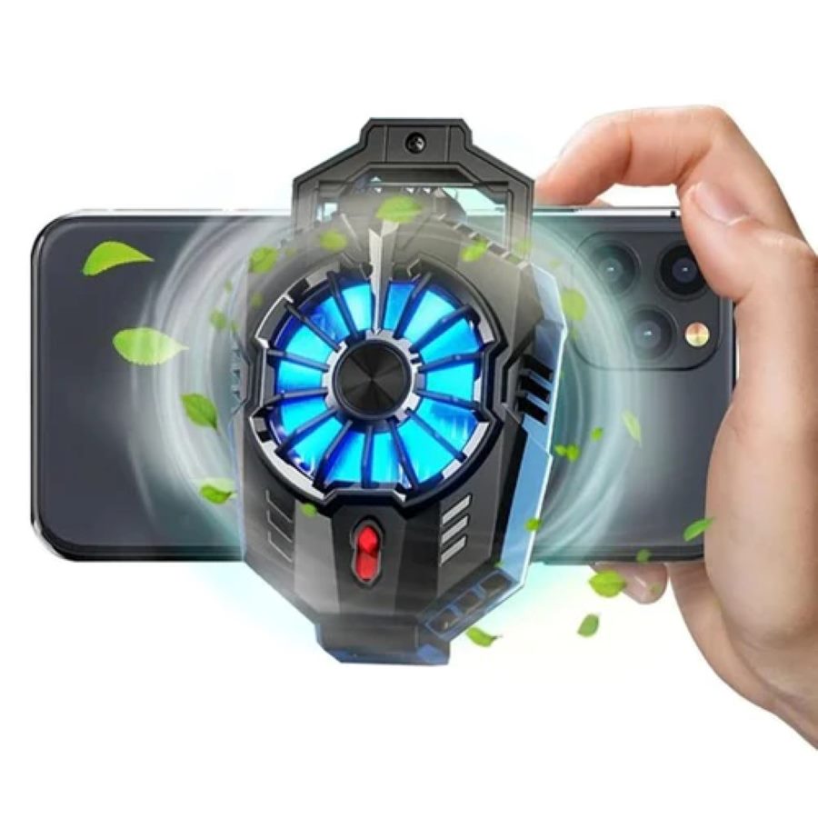 KAKUSIGA KSC-790 Mobile Cooler Hydraulic Silent Fan 4.5-7inch mobile phone bottom noise 24db,Type-C Plug