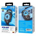 KAKUSIGA KSC-790 Mobile Cooler Hydraulic Silent Fan 4.5-7inch mobile phone bottom noise 24db,Type-C Plug
