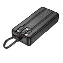 HOCO J132A Sabio 22.5W+PD20W fully compatible power bank with 3 cables(20000mAh) - black