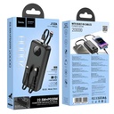 HOCO J132A Sabio 22.5W+PD20W fully compatible power bank with 3 cables(20000mAh) - black