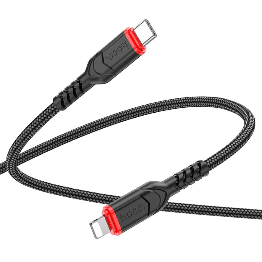 HOCO ANTI-Bending Charging DATA Cable Type-C to IP -20W -X59 -3M