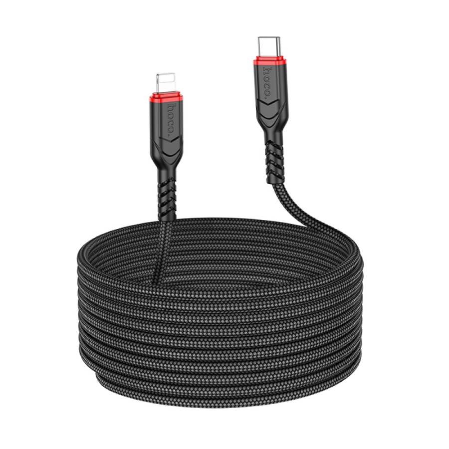 HOCO ANTI-Bending Charging DATA Cable Type-C to IP -20W -X59 -3M