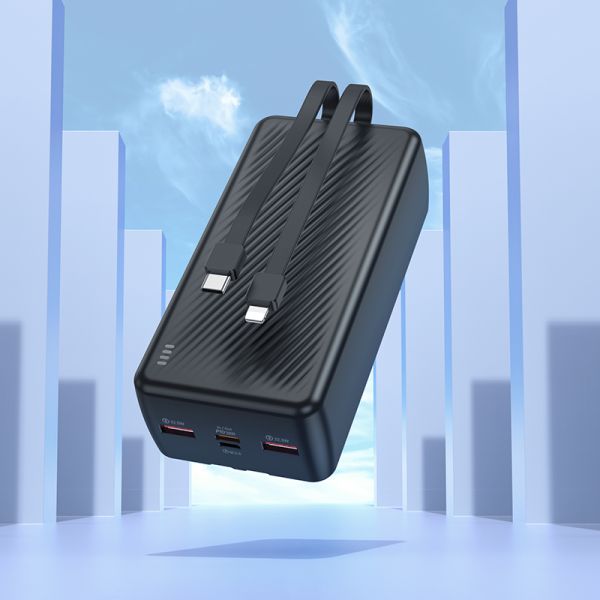 BOROFONE BJ57B Sabio 22.5W+PD20W fully compatible power bank with cables QC3.0 ( 30000mAh)