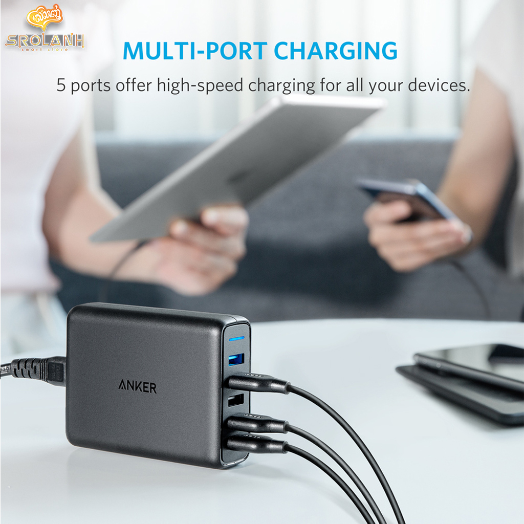 ANKER Power Port Speed 5 With Dual Quick Charge 3.0
