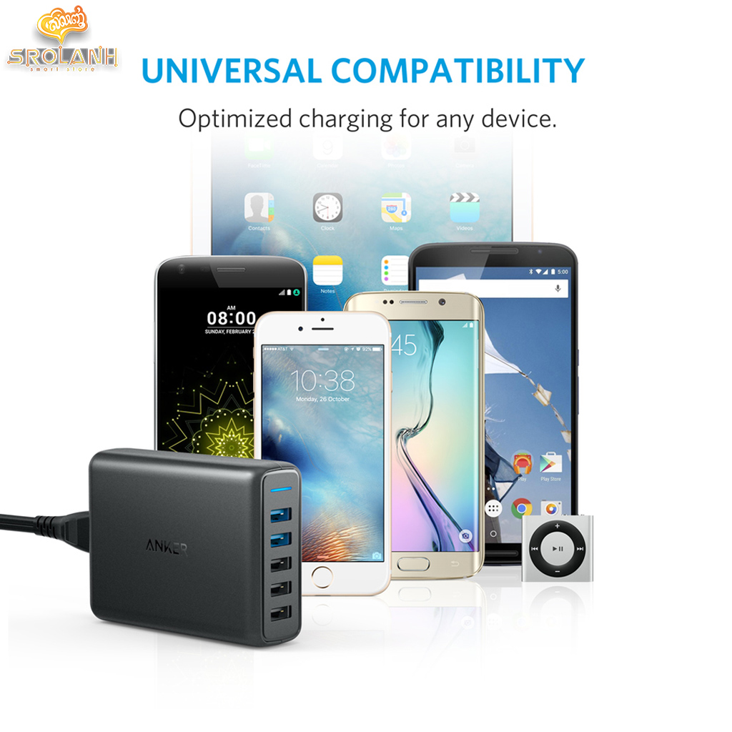 ANKER Power Port Speed 5 With Dual Quick Charge 3.0