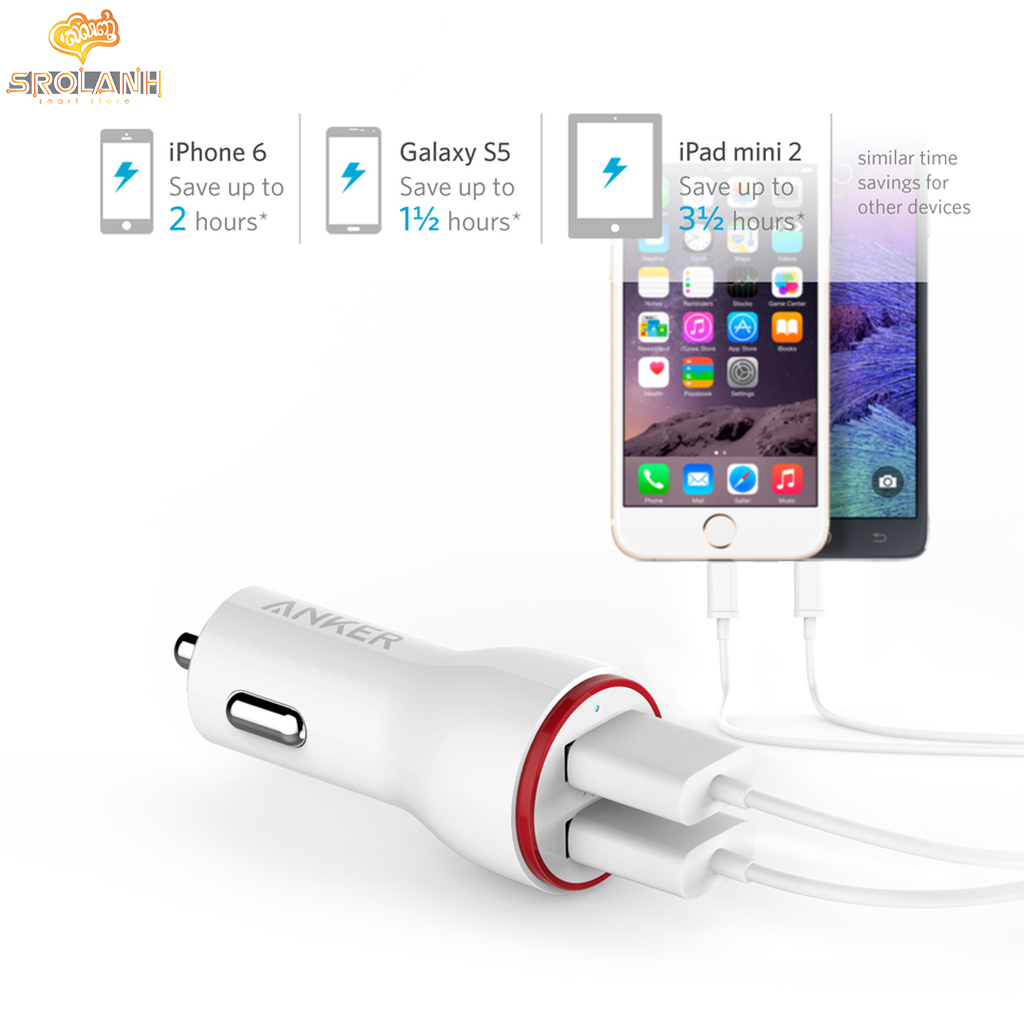 ANKER Power Drive 2 & Micro USB Cable