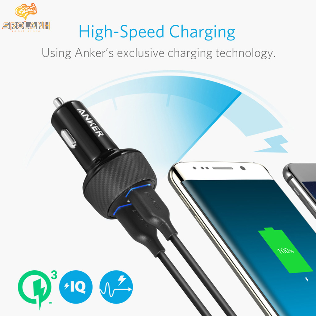ANKER Power Drive Speed 2 2x Quick Charge 3.0