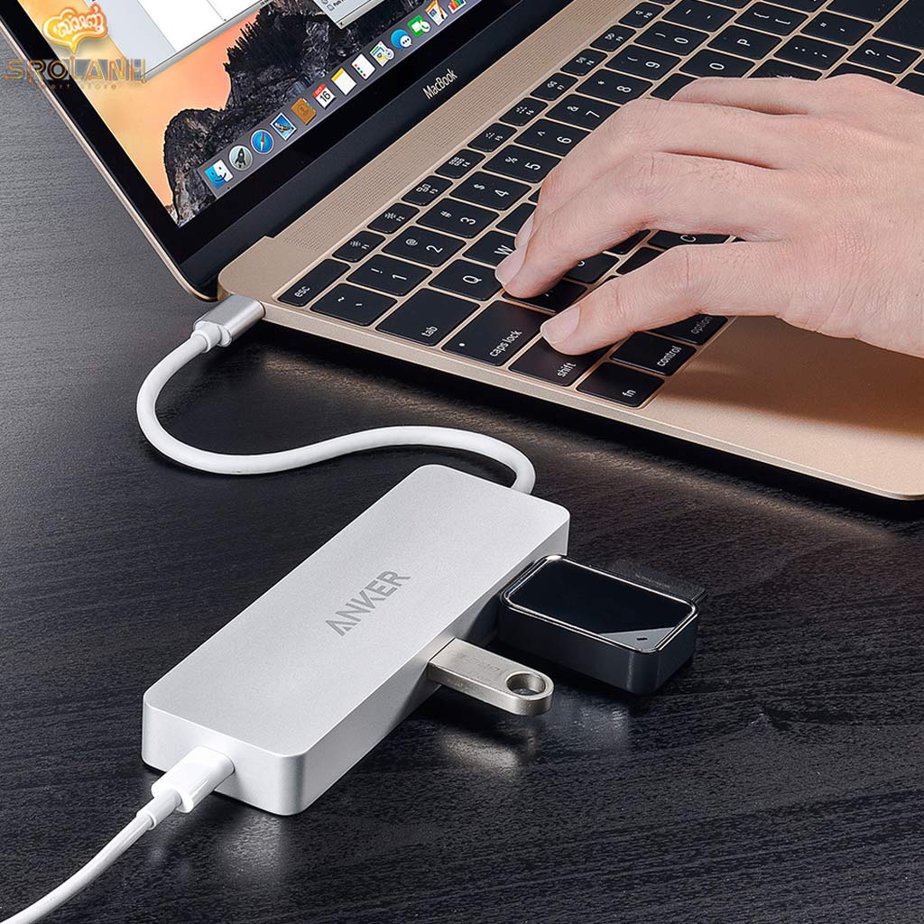 ANKER Premium USB-C Hub With Ethernet Port And Power Delivery