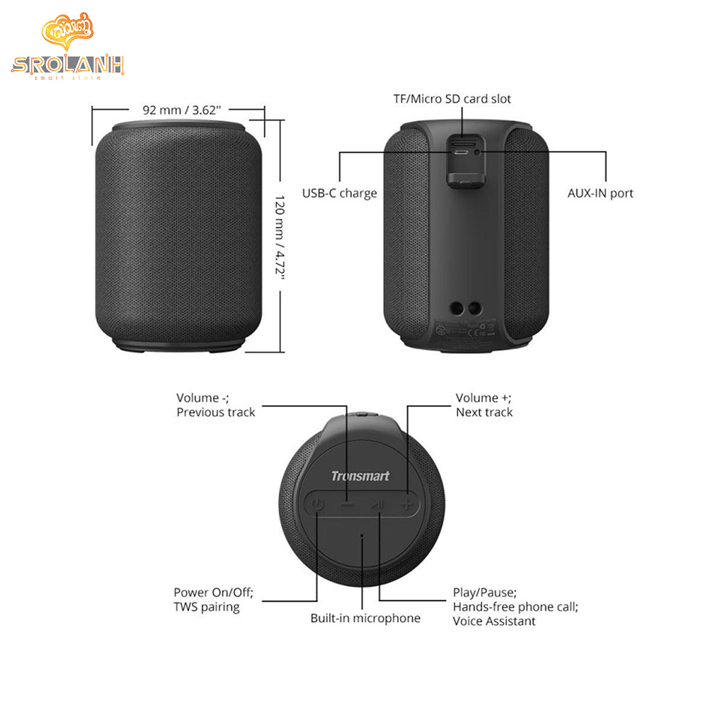 TRONSMART Element T6 Mini Wireless Speaker