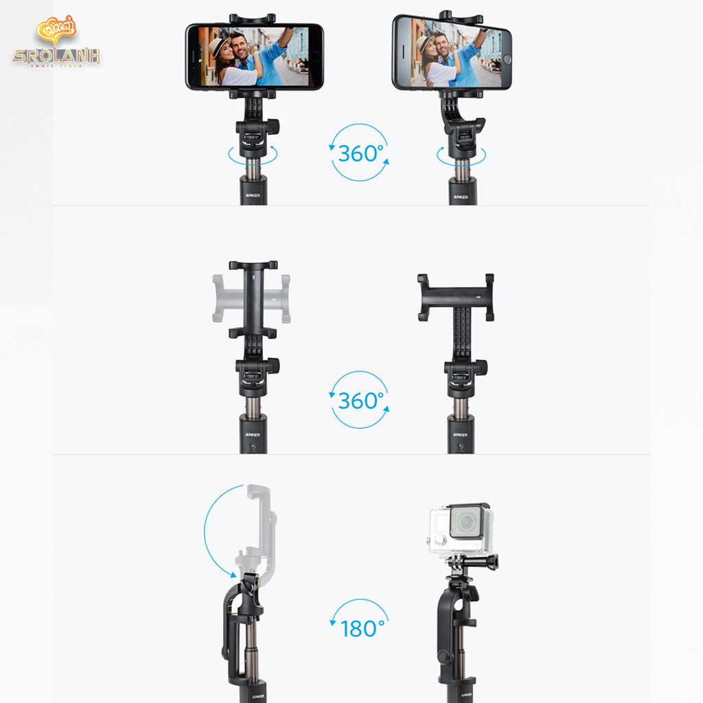 ANKER Bluetooth Selfie stick with Tripod