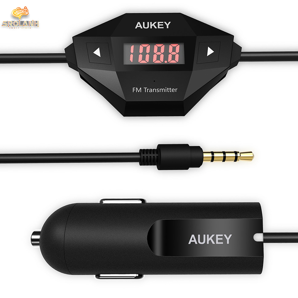 AUKEY Car Charger and FM Transmitter BT-C4