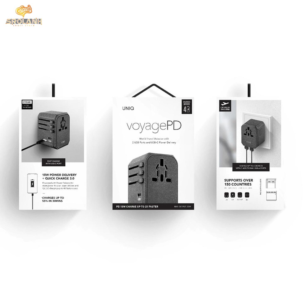 UNIQ Voyage PD 18W Charger Up To 2X Faster