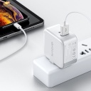RAVPOWER 18W Dual-Port USB PD Charger with Type-C to Lightning RP-PC116