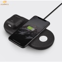 UNIQ Aereo Plus 3 in 1 Fast Wireless Charger-Black