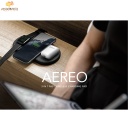 UNIQ Aereo Plus 3 in 1 Fast Wireless Charger-Black