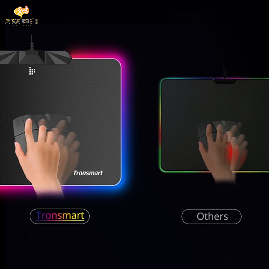 TRONSMART Shine X Backlit RGB Precision Mouse Pad