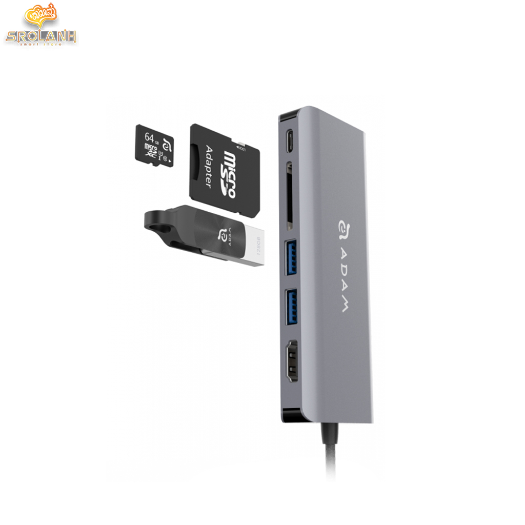 ADAM ELEMENTS CASA HUB A01 USB 3.1 Type-C 6 in 1 Multi-Function Hub