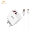 XO L31 EU USB charger with Micro USB set 1000mm