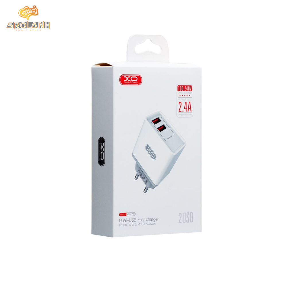 XO L31 EU USB charger with Micro USB set 1000mm