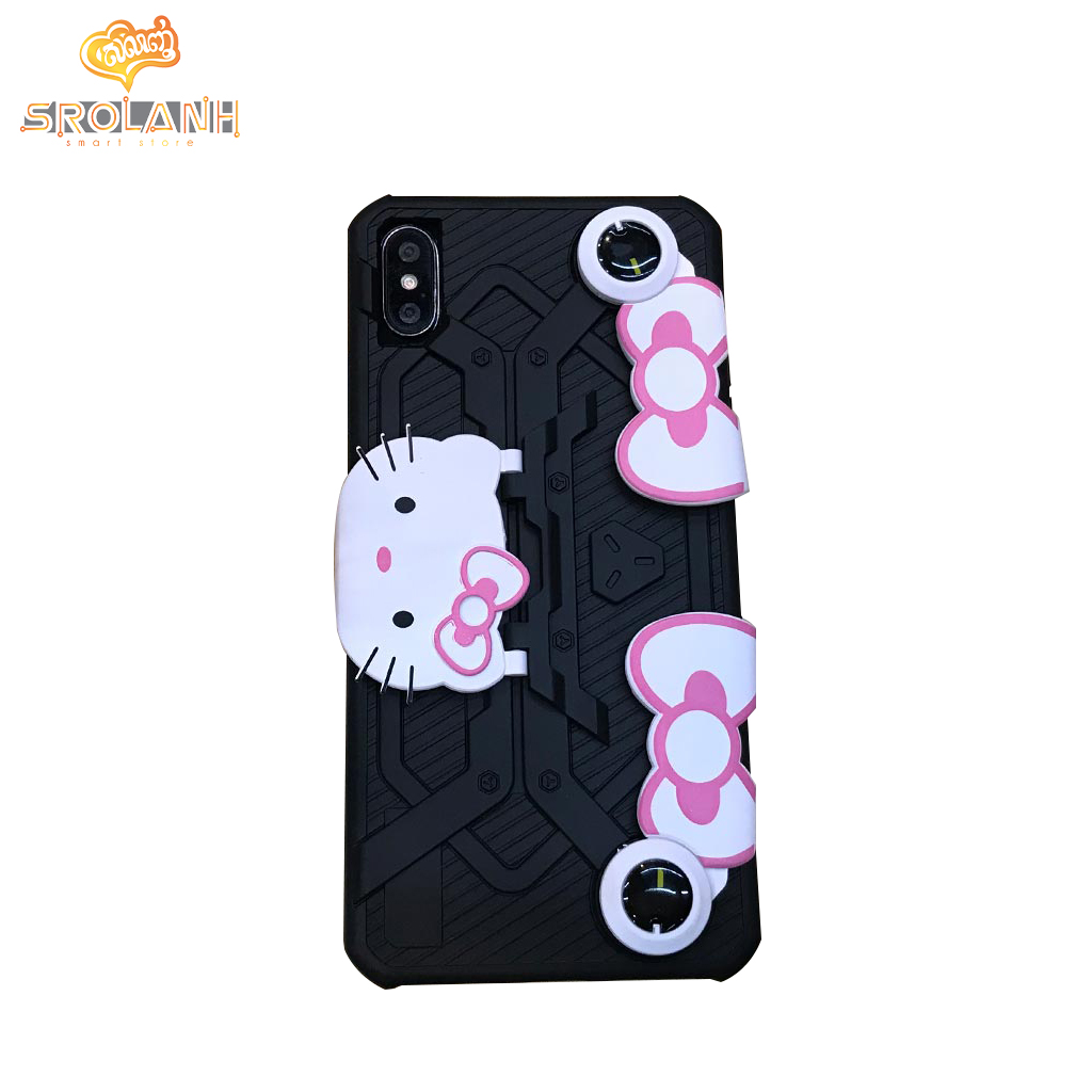 Gaming creative case with cartoon for iPhone X