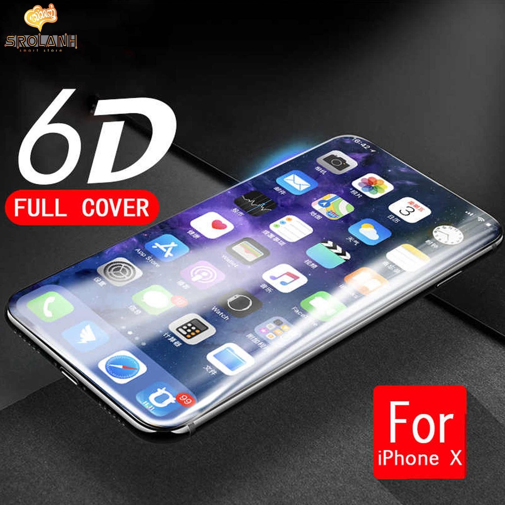 Glass 6D full cover for iPhone X