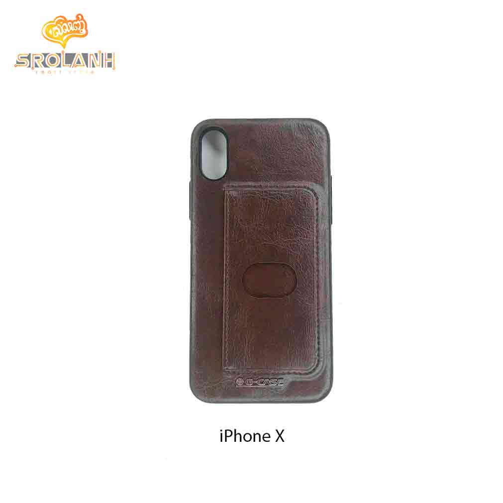 G-Case Majesty series new brown for iPhone X-Brown