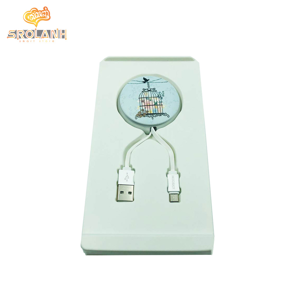 Joyroom Cage flower series retractable cable for micro PT-S01