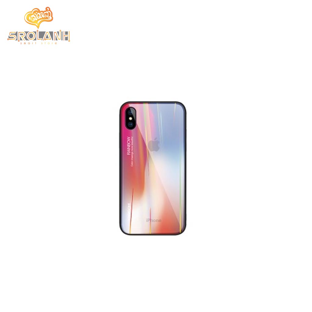 Joyroom JR-BP458 rainbow glass case new iphone XS-5.8inch