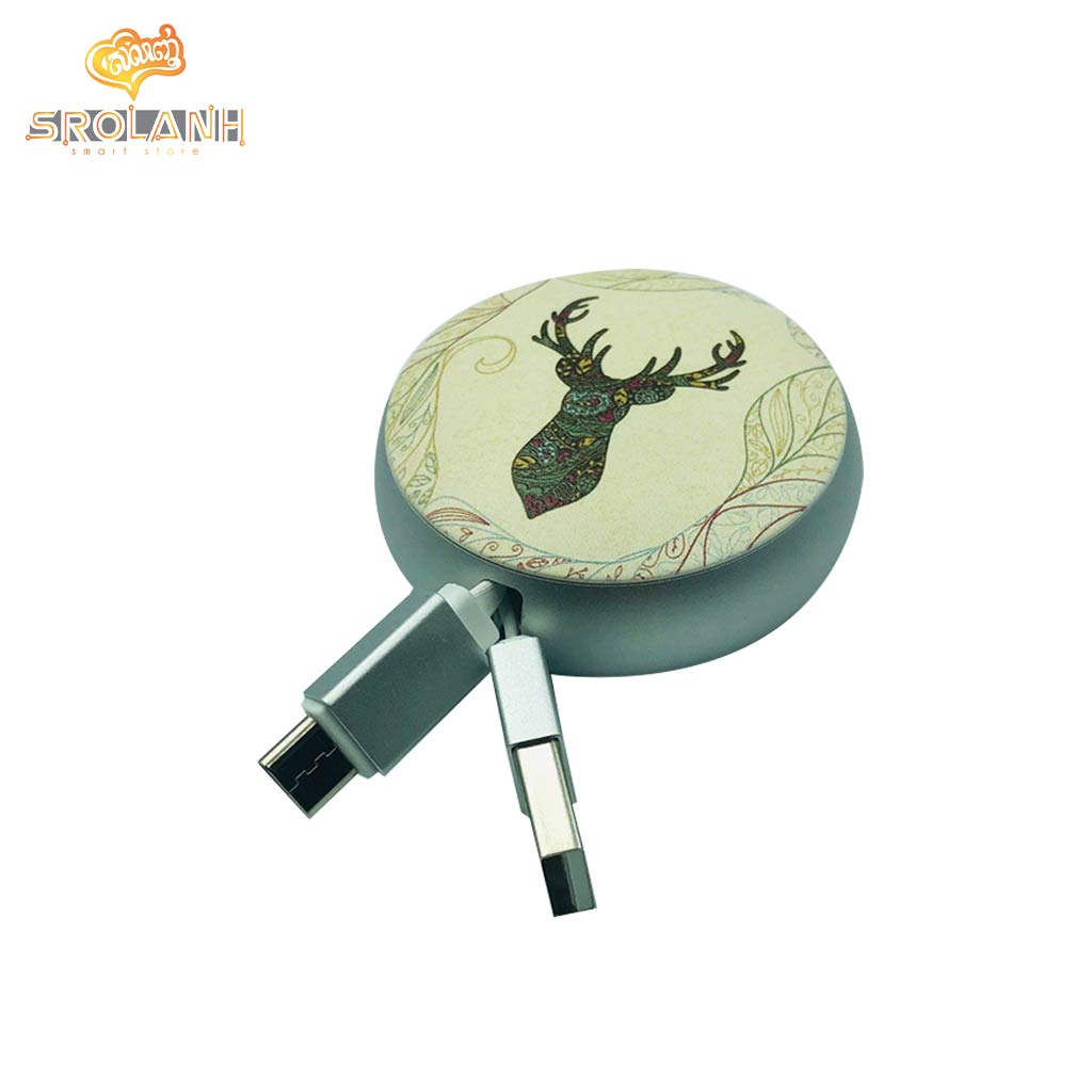 Joyroom Mori deer series retractable cable for typ-c PT-S01