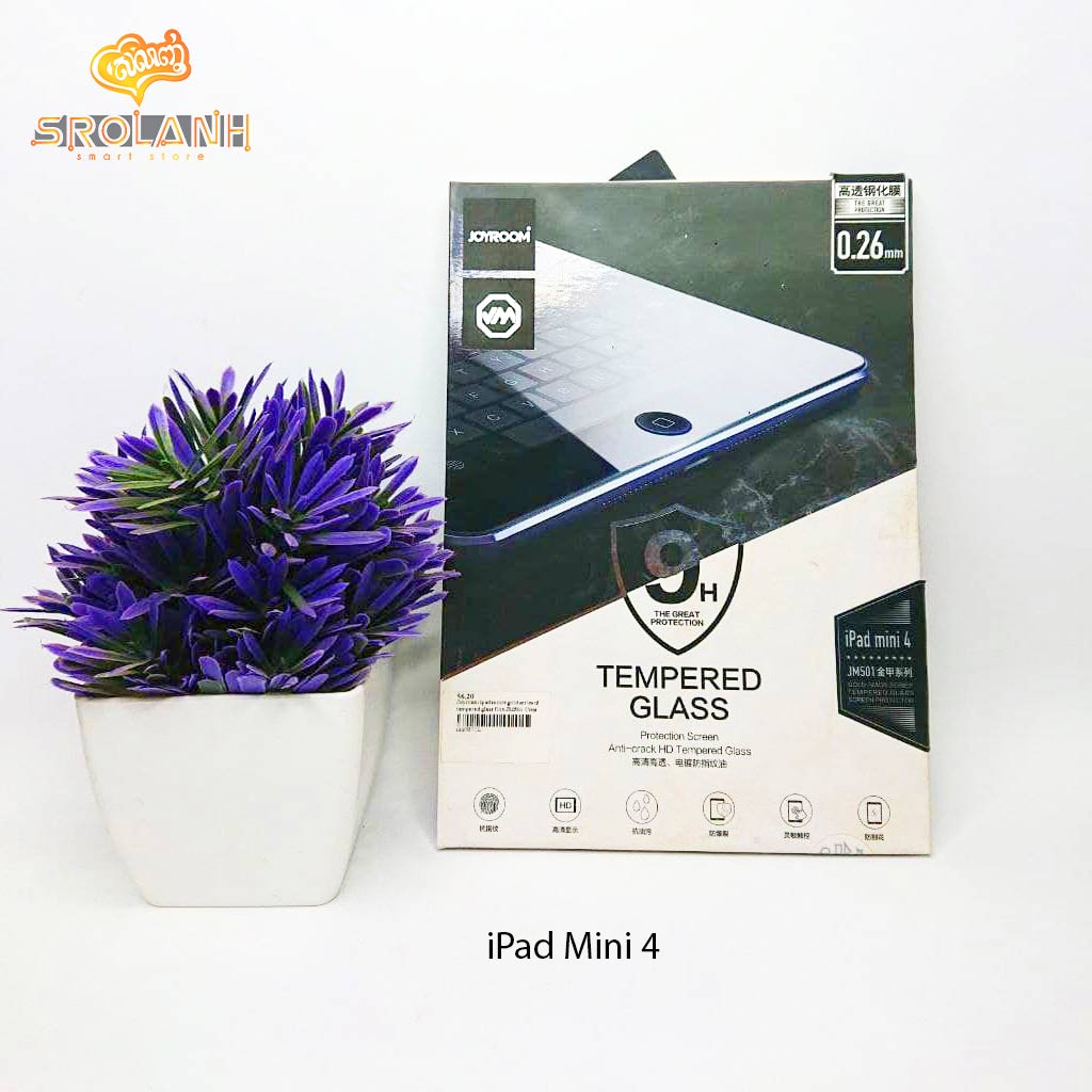 Joyroom ipad mini4 gold series of tempered glass film JM501