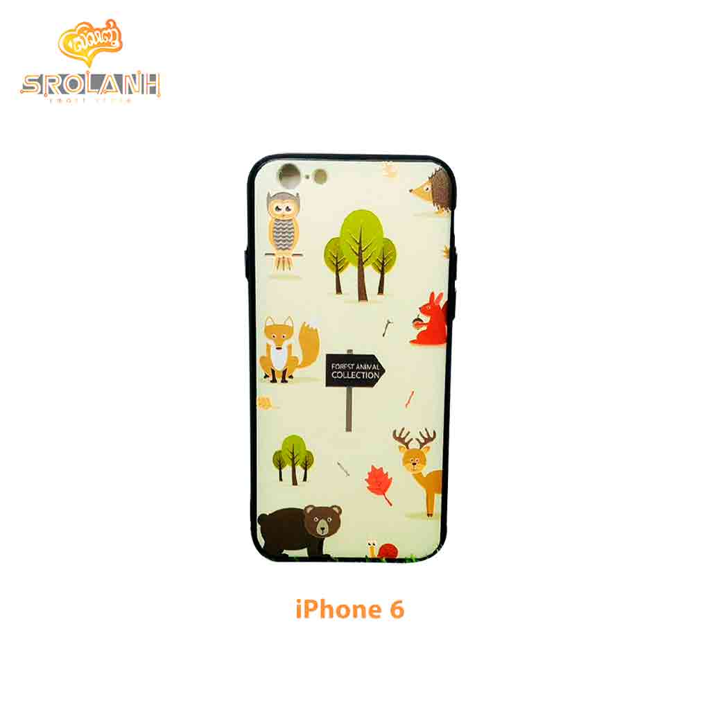 KB 360 creative case +screen forest animal collection for iphone6