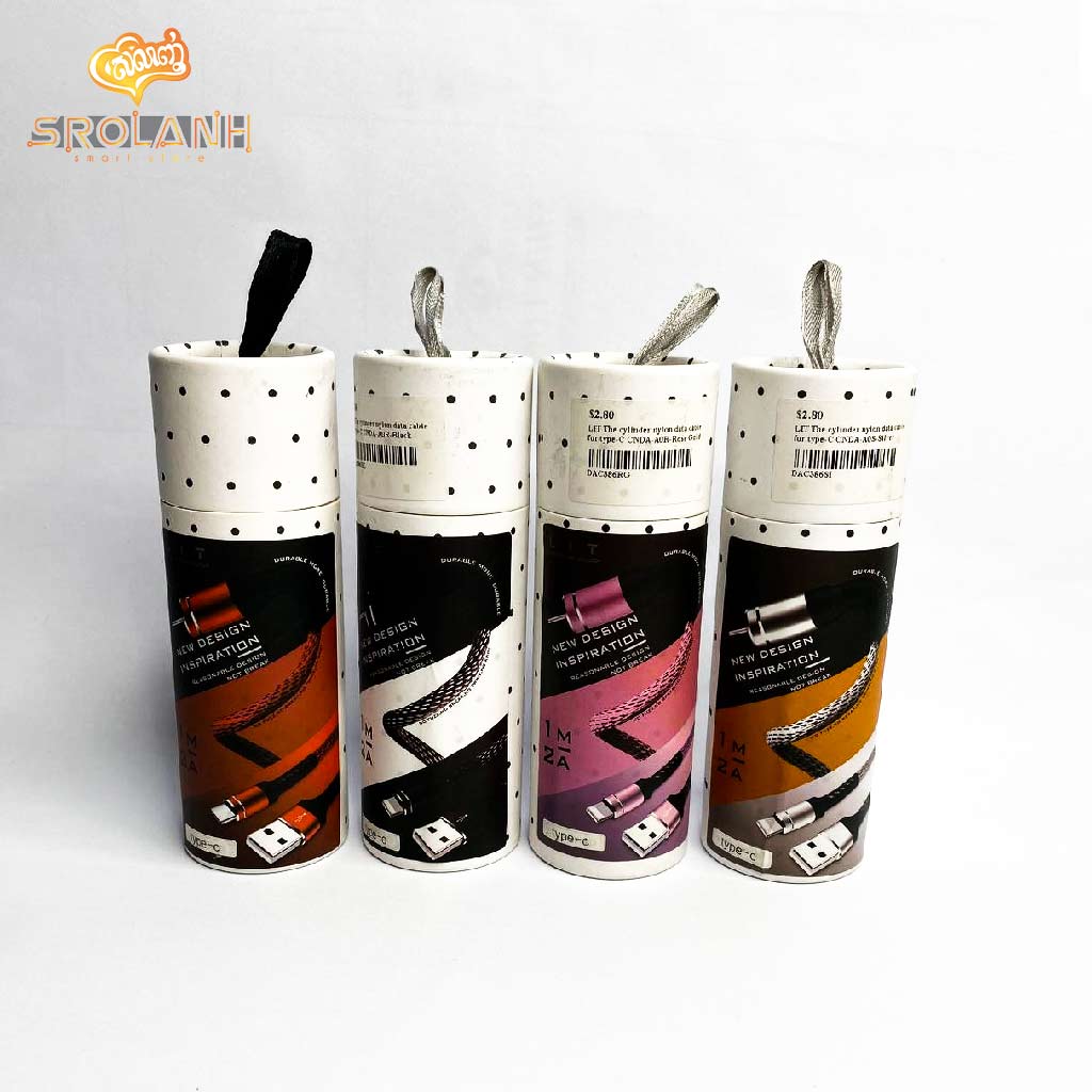 LIT The cylinder nylon data cable for type-C 1m CNDA-A01