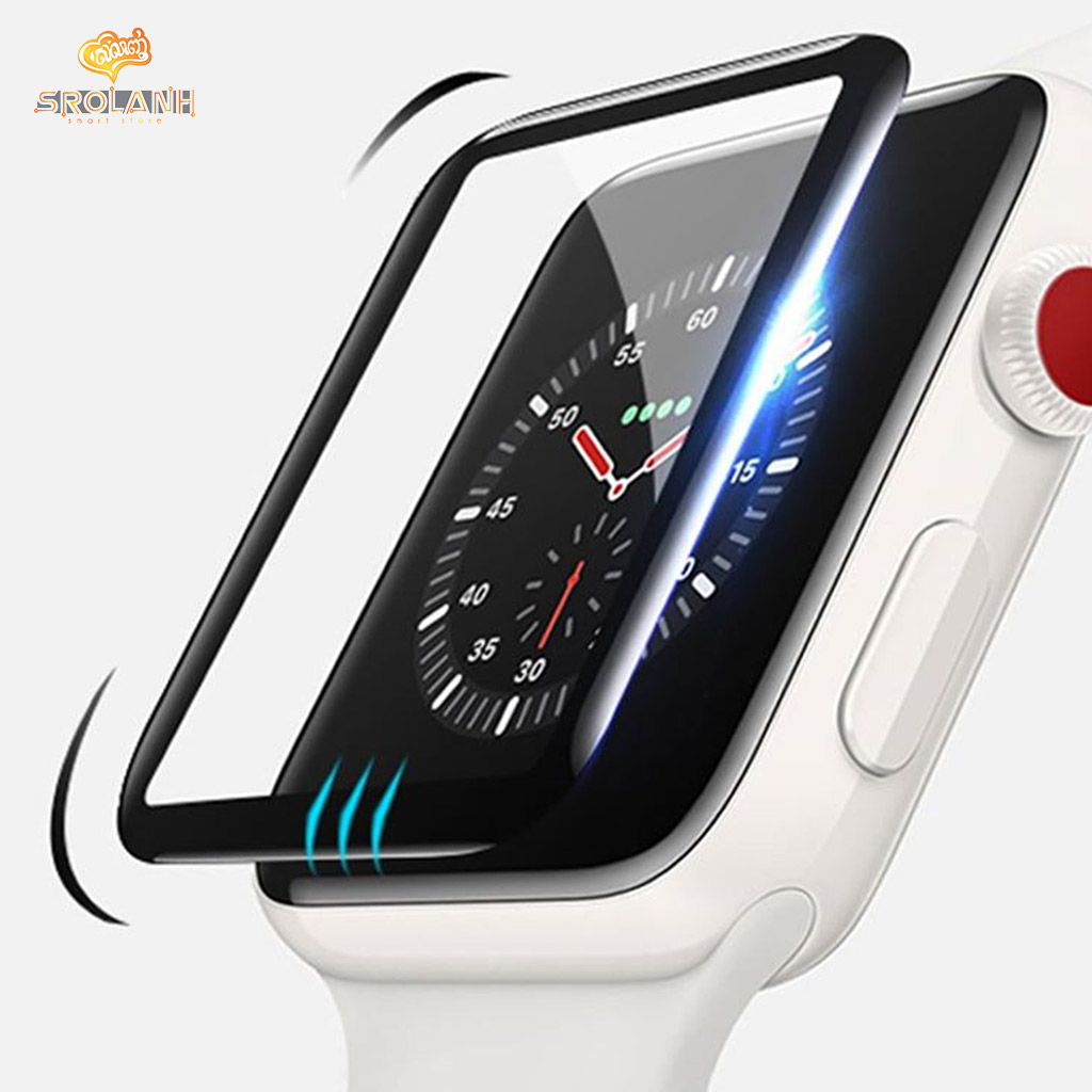 LIT The full screen titanium alloy tempered glass For Apple Watch 38mm GTIW38-TA0R