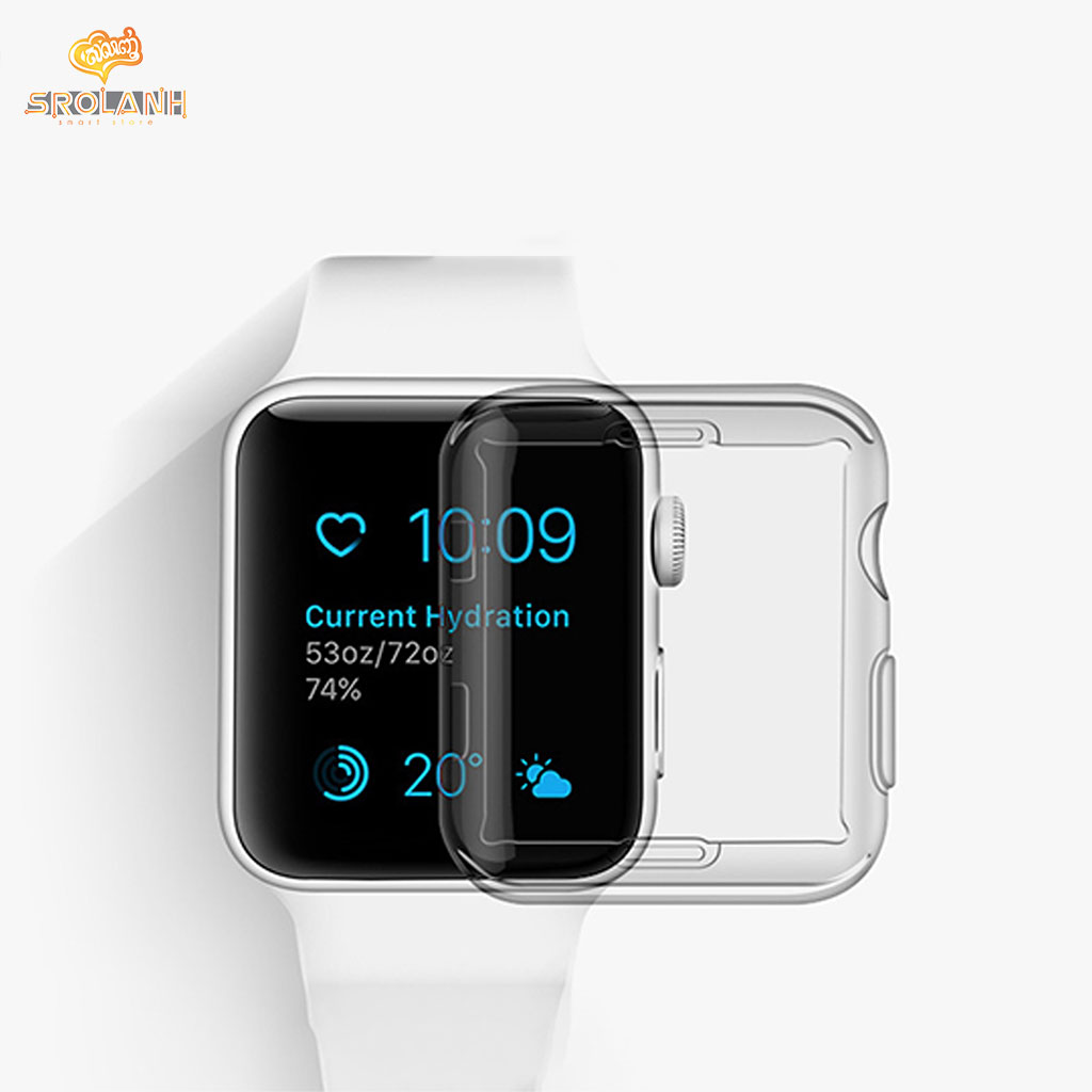 LIT The full screen transparent TPU apple watch case CTIW38-3D02-38mm