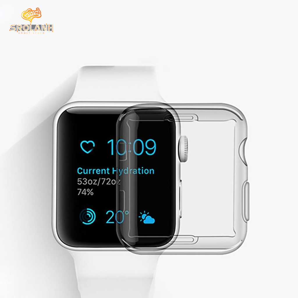 LIT The full screen transparent TPU apple watch case CTIW40-3D02-40mm