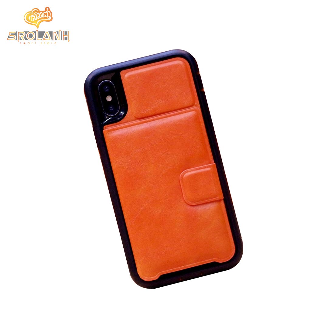 Leather protection case ledream soft+silm for iPhone X