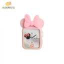 Pink butterfly silicone protective cover for Apple watch 38mm