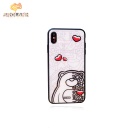 Protection case rock bear heart for iPhone XS