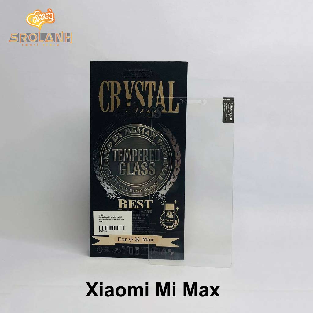 Remax Crystal(Mi Max) set of tempered glass and phone case