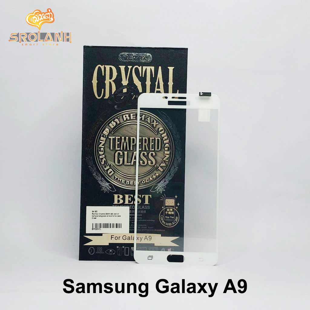 Remax Crystal(SAM A9) set of tempered glass and phone case