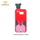 Super shock absorption case Black head of kitty for S7 edge