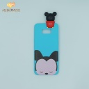 Super shock absorption case black head kitty with no ribbon for S8 plus